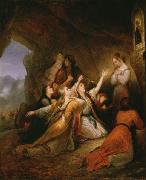 Ary Scheffer Greek Women Imploring at the Virgin of Assistance oil on canvas
